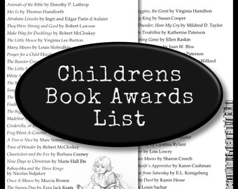 Children's Reading List, Newbery Medal, Caldecott Medal, Kids Booklist