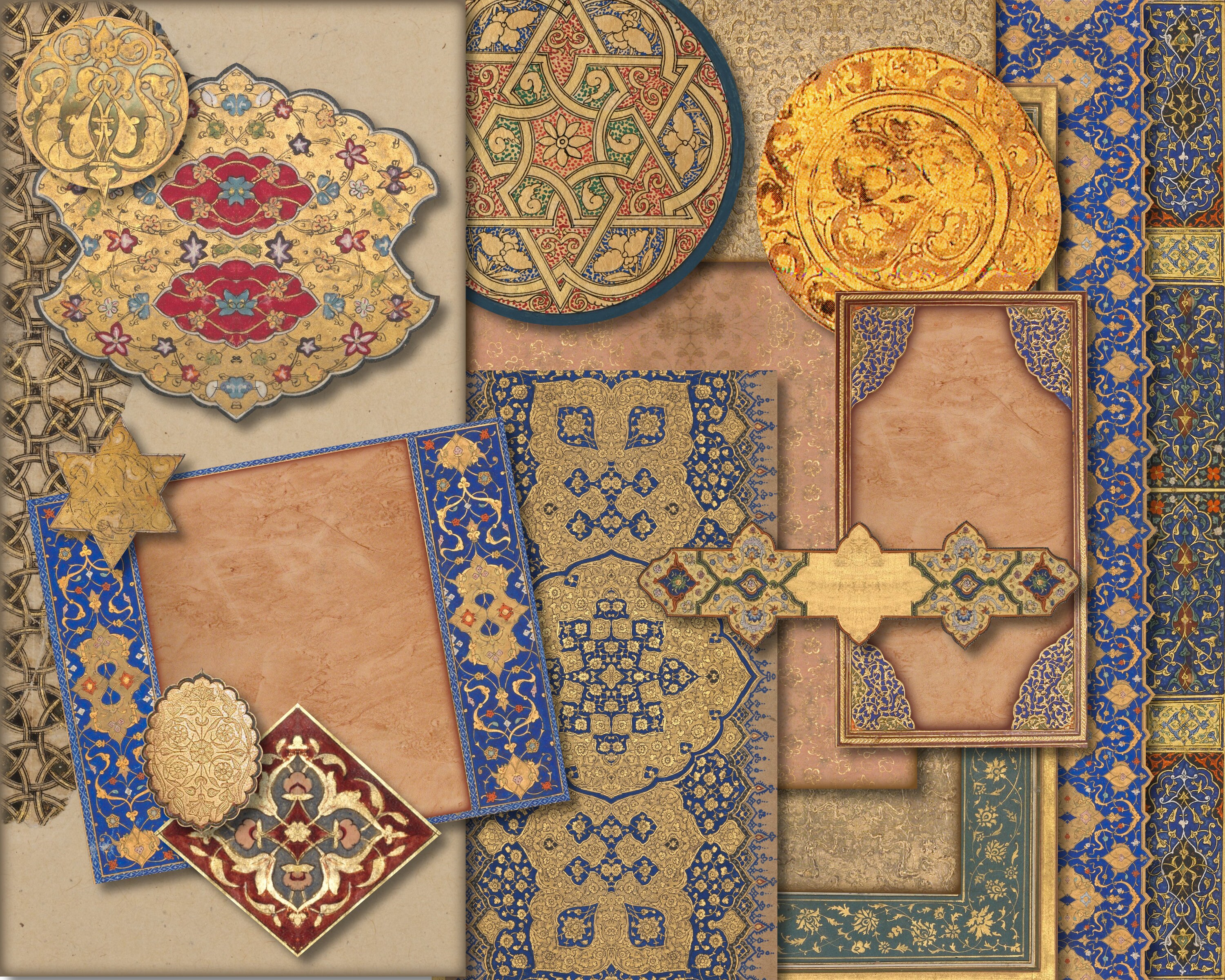 Illuminated Opulence Ephemera Printable Pack, Printable Stickers ...