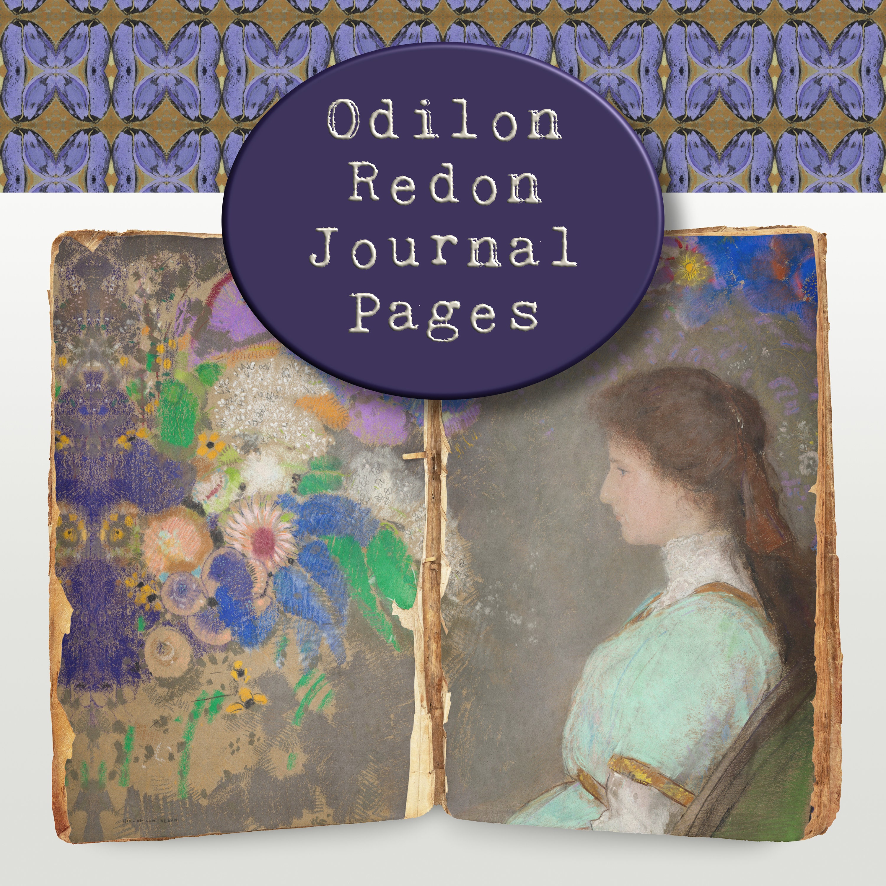 Odilon Redon Journal Page Prints