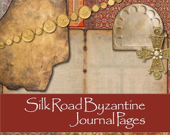 Byzantium Journal Prints Kit, Junk Journal Pages, Boho Journal Prints