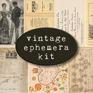 Vintage Ephemera Printables