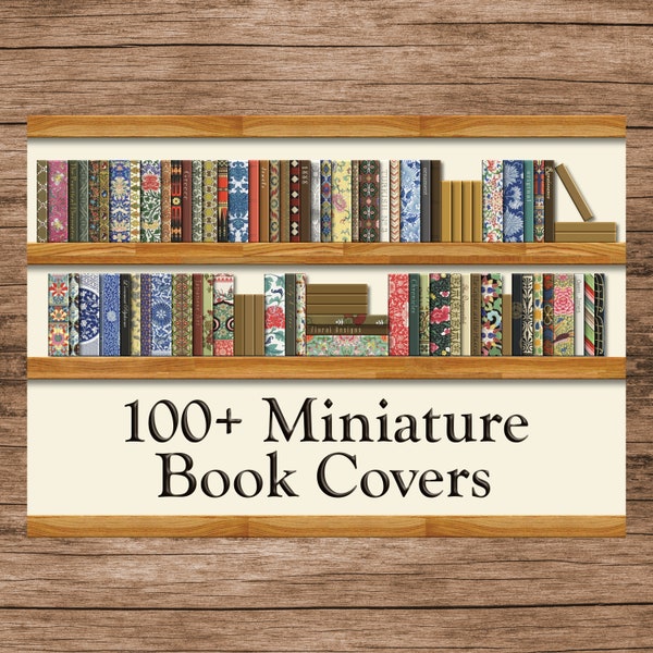 Miniature Ornate Book Covers