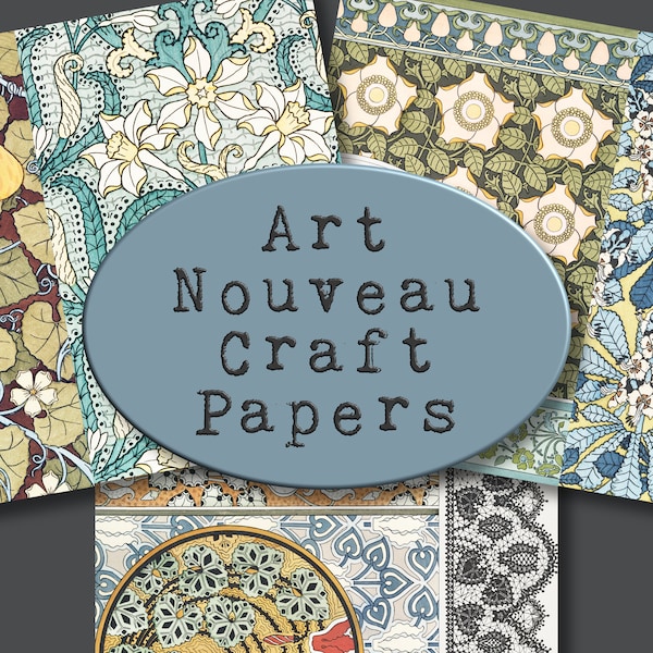 Papiers Craft Art Nouveau Verneuil Maurice Pillard