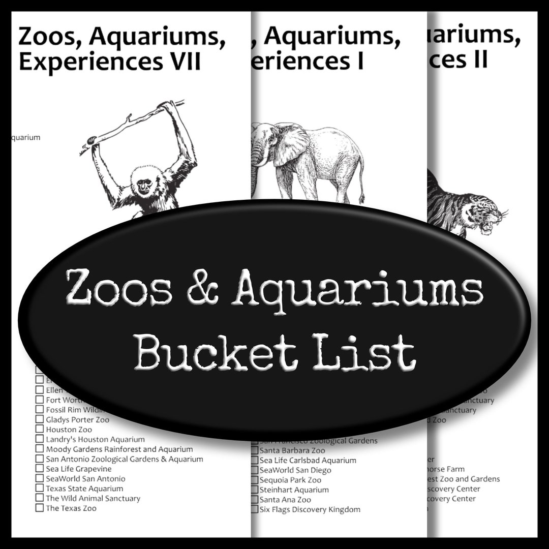 US Zoos and Aquariums Bucket List 