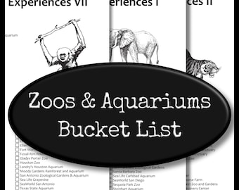US Zoos and Aquariums Bucket List, Family Travel Ideas, Road Trip List, Summer Activity List