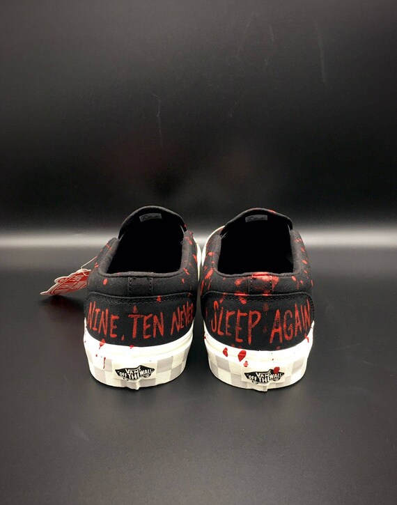 vans freddy krueger size 12