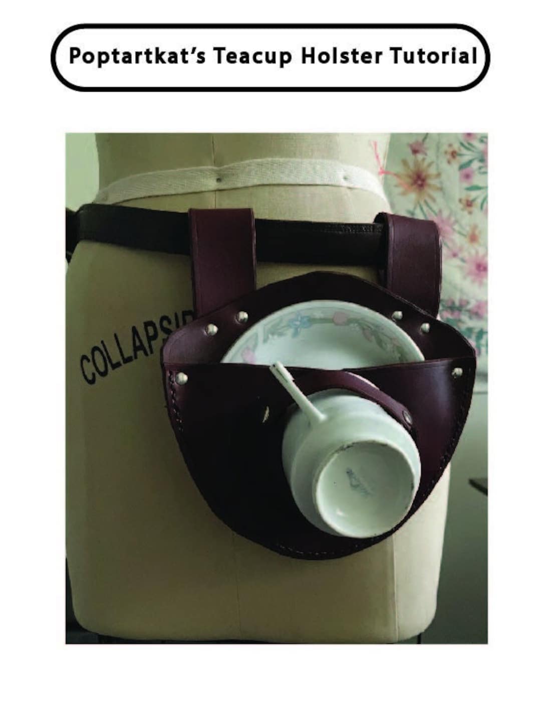 Teacup Holster Pattern for Leather Etsy
