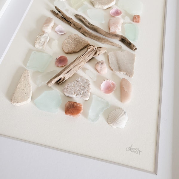 Andressâ - Handgemachte Collagen aus Treibholz, Seeglas und Blumen von Rügen - Ein Hauch von Natur und Gefühl für deine Wände
