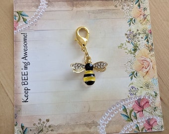 Bee Gifts, Gift for Friend, Friendship Gifts for Women,Good Friends, Thinking of You, Bee Keychain, Bee Lover, Bumblebee, Bee For Mom