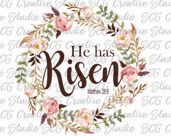 He is Risen - Etsy