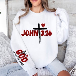 JOHN 3:16 png, Easter png, Loved, Valentine&#39;s Day, Digital Download, Bible verse, Christian Png, Boho, Sublimation Designs, Amazing Grace