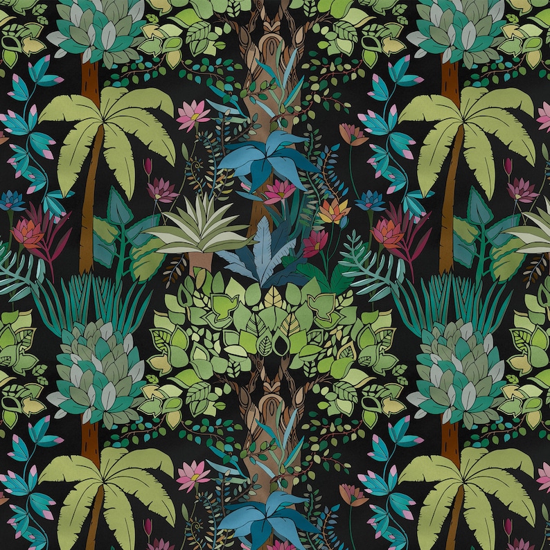 Vintage Jungle Wallpaper