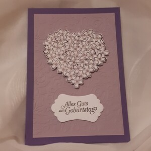 Blumige Geburtstagskarte
