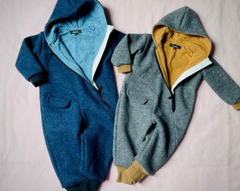 Walk overall, walk suit, winter suit, baby overall, baby suit, outdoor overall, 100% virgin wool, for babies and children, newborn