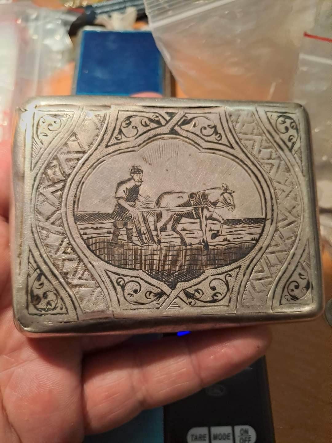 niello cigarette case Wonderful Very Rare Vintage Russian Imperial Silver Niello Engraved Cigarette  Case, Collection