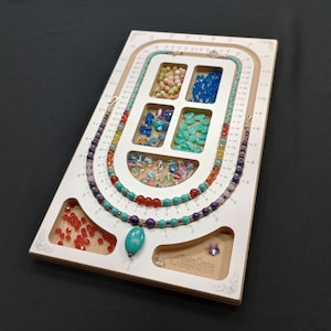 The PortaBeader Necklace Design Board by Acclaim Crafts in Wood! #40009