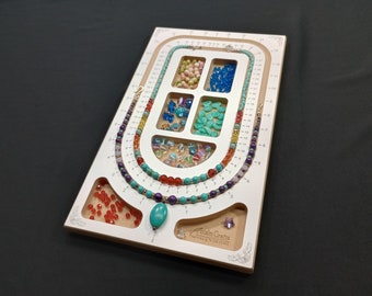 The PortaBeader Necklace Design Board by Acclaim Crafts in Wood! #40009