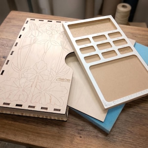 The PortaSeeder System for Traveling Seed Beaders by Acclaim Crafts in Wood! #40055