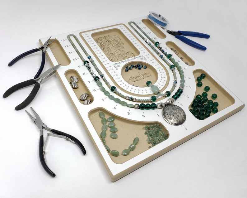 Necklace Design Board. Large Accurate WOOD Beading Board for Etsy