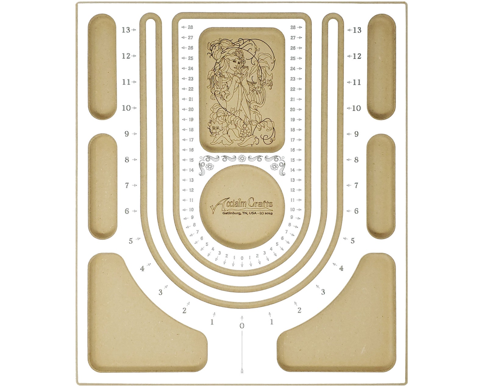 Necklace Design Board. Large Accurate WOOD Beading Board for Etsy