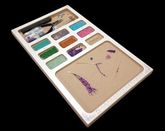 The PortaSeeder Wood Beading Board by Acclaim Crafts. #40010