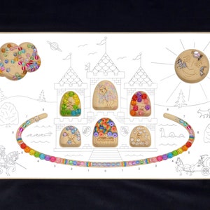 The Child’s Beading Board by Acclaim Crafts in Wood! Use for teaching children everything about our craft!