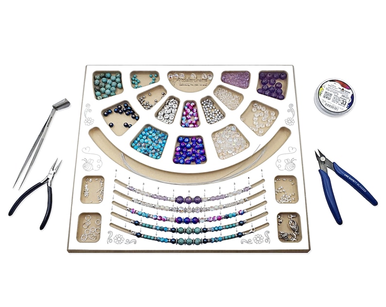 40002 Bracelet Design Beading Board by Acclaim Crafts for Etsy
