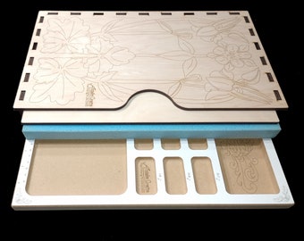 XXXL BEADER STATION ®  beads container, Craft organizer box for jewelry making  exclusive design by Cdesigns by Chris