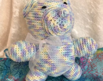 Teddy Bear Softie Stuffed Crochet Yarn Toy