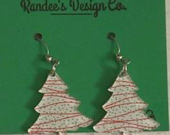 Little Debbie Themed Christmas Earrings