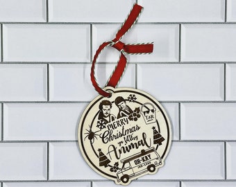 Wooden HOME ALONE Ornament