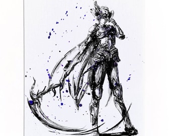 Fan Art Print - Final Fantasy XIV Zero Fanart