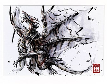 Fanart Print - Monster Hunter Kushala Daora Fan Art