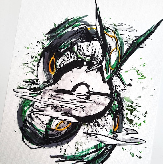 Fanart of Rayquaza 🐉