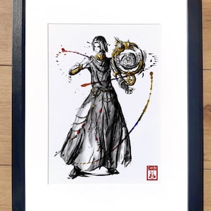 Fan Art Print - Final Fantasy XIV Endwalker Urianger Astrologian