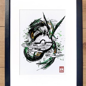 Rayquaza art - Etsy 日本