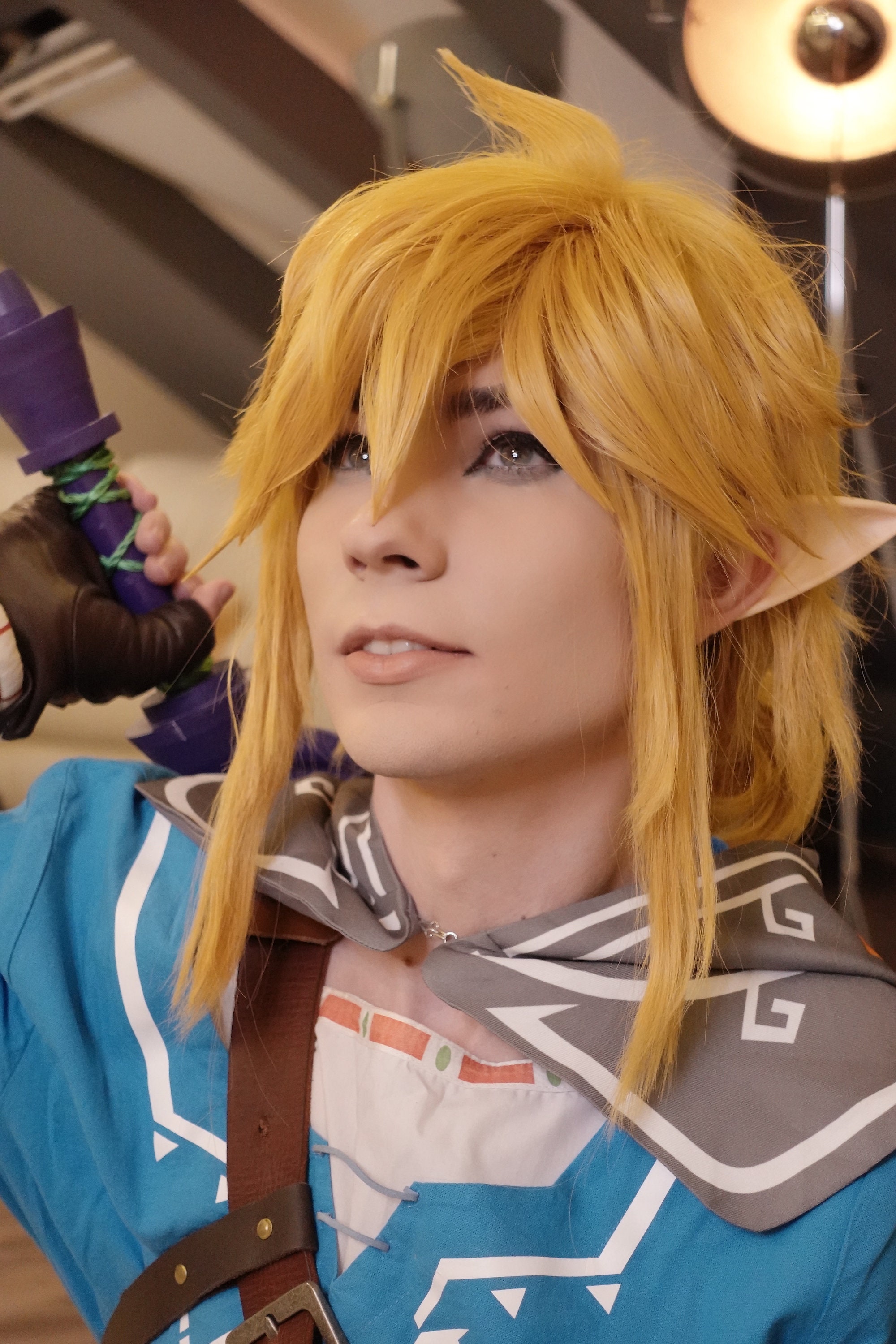Breath of the Wild Link Wig Zelda Inspired Link Wig With Ears - Etsy