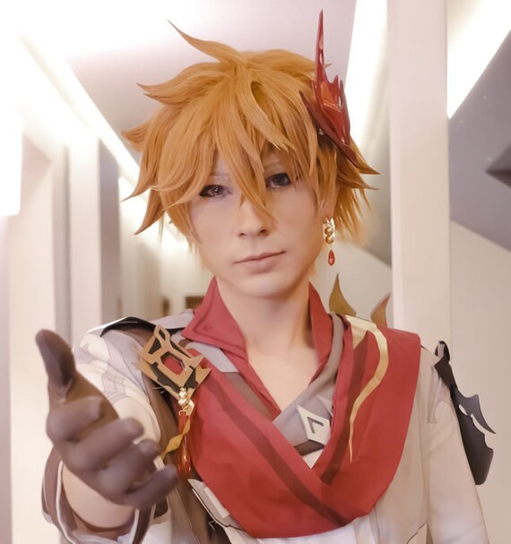 Genshin Impact Tartaglia Childe Cosplay Wig Wig Wig Childe Etsy Ireland