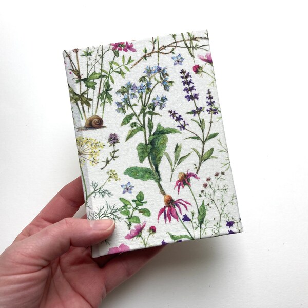 Notizbuch Tagebuch Blumen Garten Natur Blüten  80 Seiten 15 x 10,7cm