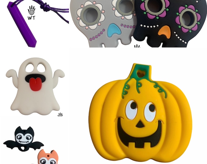 Halloween Spooky Shaped Chewy | Adult Chew | ASD | Chew | ADHD | Autism | Sensory Therapy | Stimulation | Stim Toy | Fidget