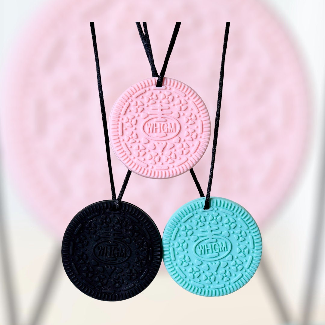 SENSORY CHEW NECKLACE Silicone Anxiety Relief Chewy Necklace Teeth Shape 5p  Xmas $13.32 - PicClick AU