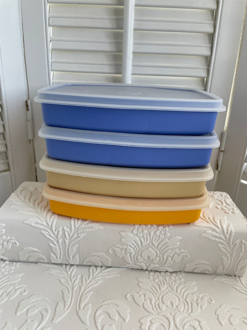 Tupperware Packette Divided Dish Snack Containers/ Craft Storage Etsy