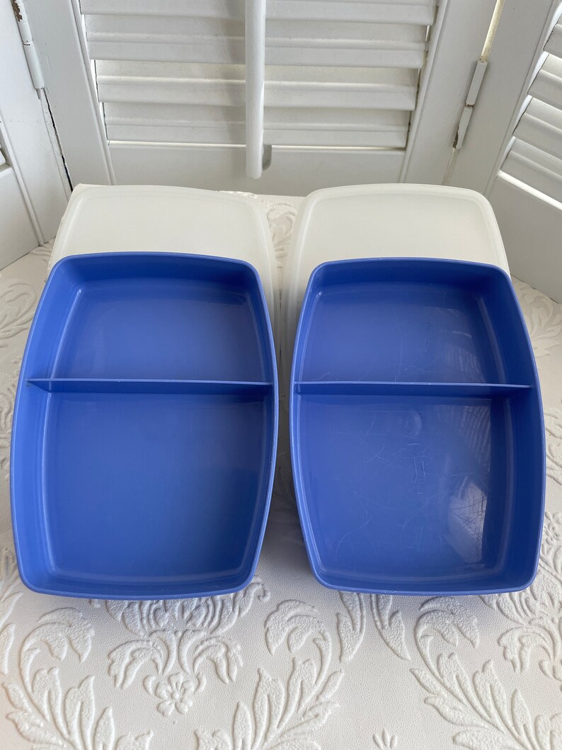Tupperware Packette Divided Dish Snack Containers/ Craft Storage Etsy