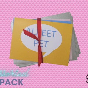 Feisty Cards Assorted Multipack - Paquetes de 3 o 6 o 9 - Tarjeta de felicitación, tarjeta divertida, tarjeta de cumpleaños, en blanco en el interior