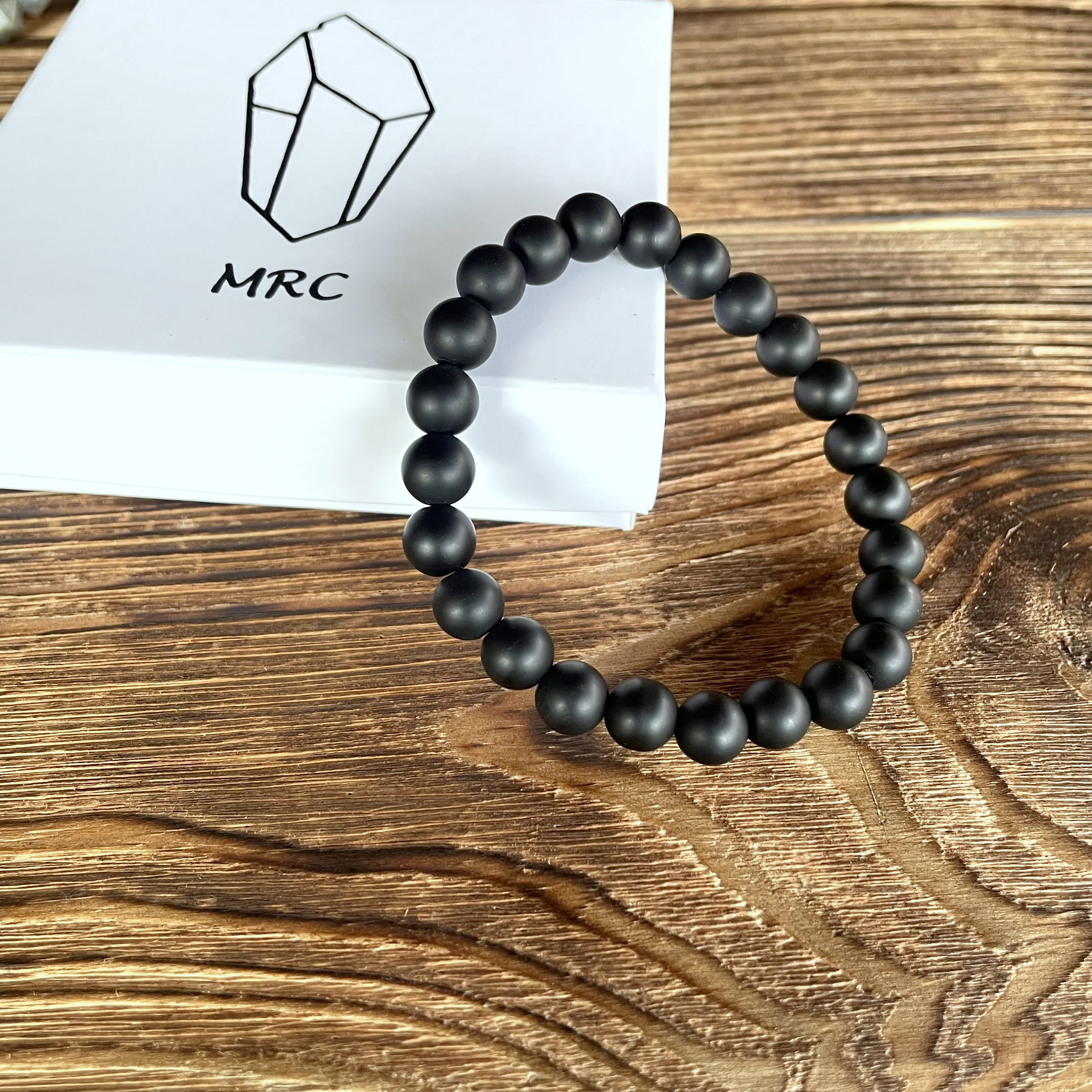 Bracciale Pietra Naturale Onice Nero E Argento 925 | Lourdes - Foto 2