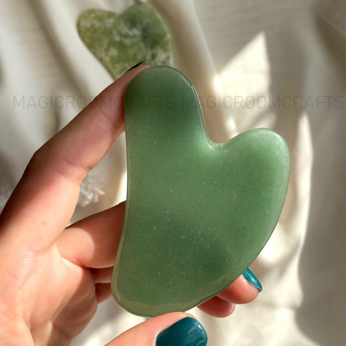 Facial Gua Sha Stones Green Jade Gua Sha Moonstone Gua Sha Etsy UK