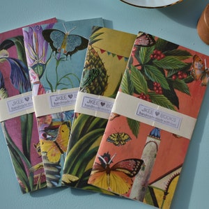 Handbound Travelers Notebooks Websters TN Refill Inserts Midori Journal Botanic Retro Vintage Poetry Sketchbooks Butterflies Poem