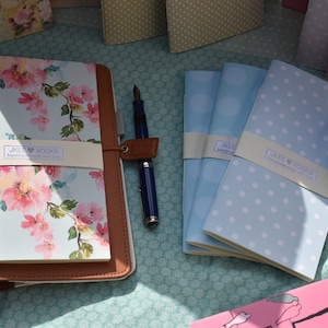 Hand-bound inserts for Websters Traveler Midori Notebooks Sketchbooks Vintage Style Journal inserts for Planners
