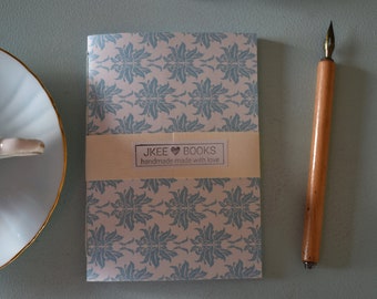 Handgebonden schrijfboeken dagboeken A6 vintage blauwe notitieboeken reisdagboek zakformaat