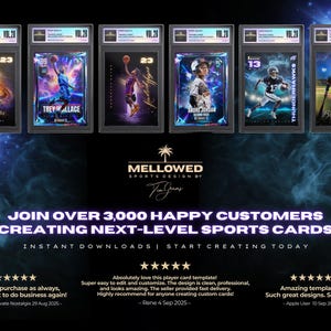 Custom Football Cards Canva Template Bundle Editable Kids Sport Cards Youth Trading Card Template Little League Team Gift image 16